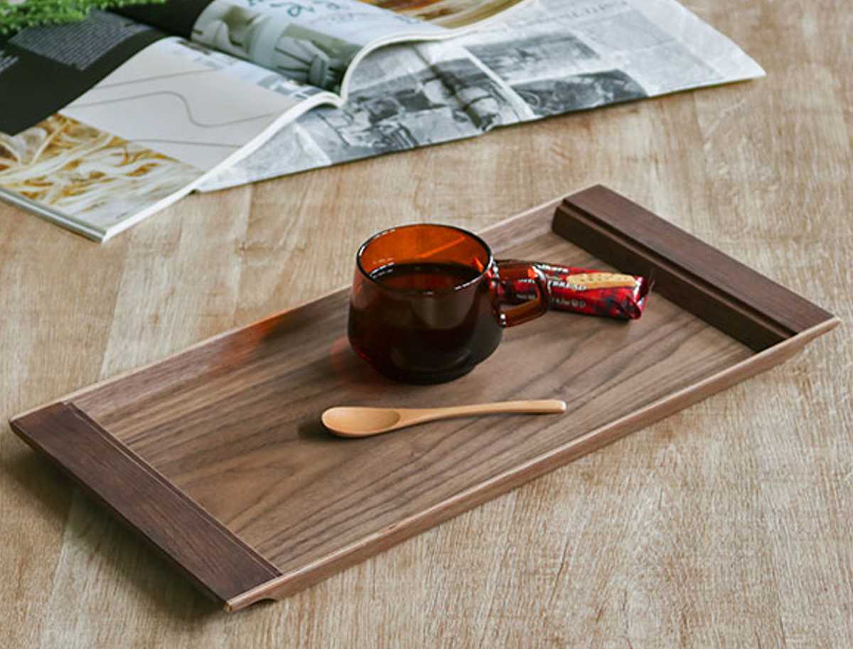 dショッピング |キントー KINTO トレイ 42x21cm ノンスリップ SEPIA