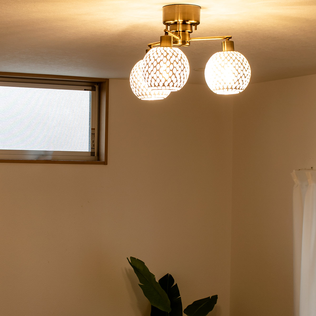 シーリングライト レフティア 3灯 E26 13W LED 電球付き （ 照明