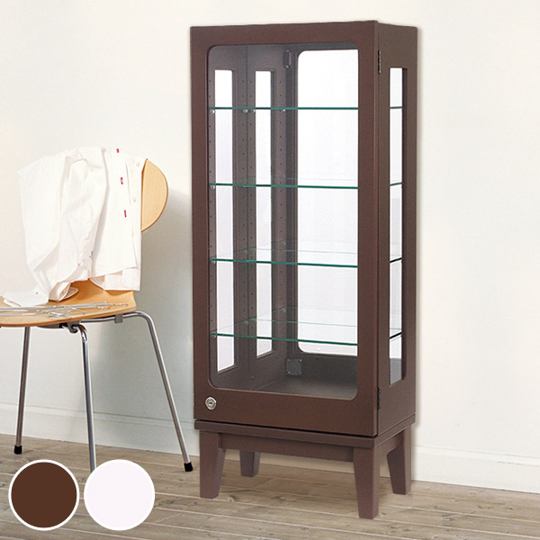 dショッピング |コレクションケース ガラスケース 鍵付き 背面ミラー