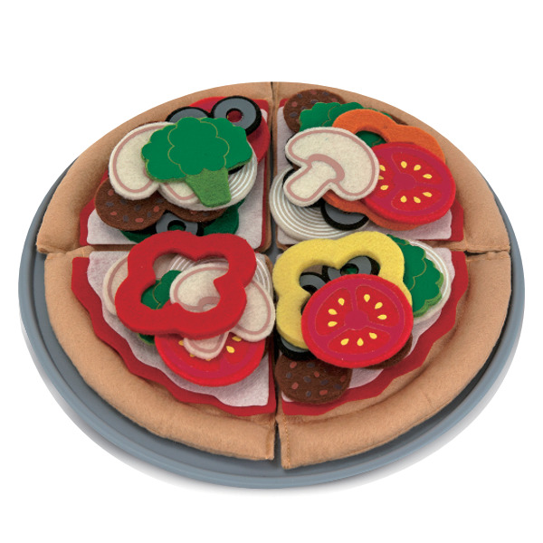 dショッピング |おもちゃ フェルト ピザセット Melissa ＆ Doug 3歳