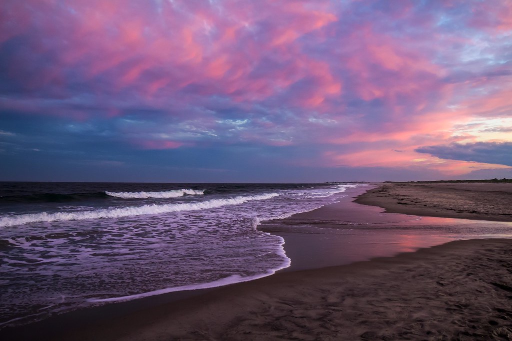 Sunset on 59th Street Beach, Ocean City, NJ | Photographed w… | Flickr