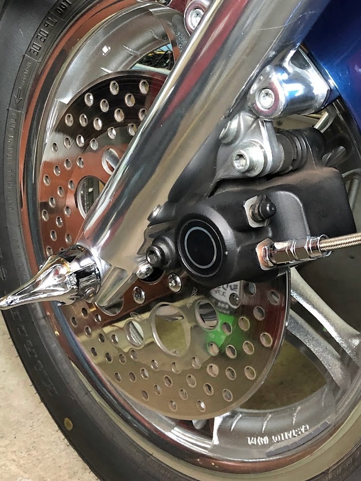 5月14日の話です～フロントブレーキのメンテナンスをしました