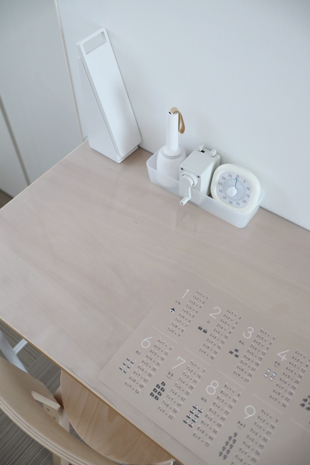 無印良品》小学生、初めての学習机こうなりました！ : スッキリクラス