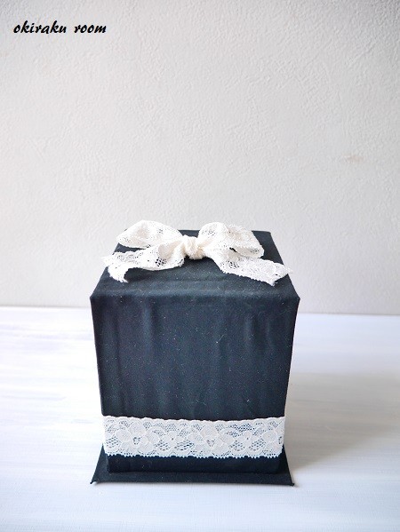 カルトナージュで収納ボックス5【ヘアアクセサリーボックス