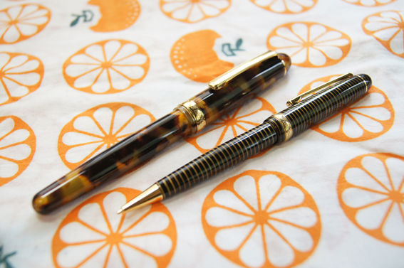 プラチナ「＃3776 セルロイド 万年筆 鼈甲」レビュー : テーゲー日記