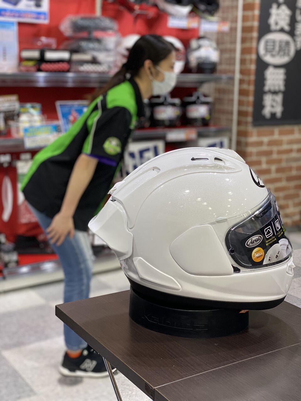 Arai RX7X レーシングスポイラー グラスホワイト入荷しました！！ : 2