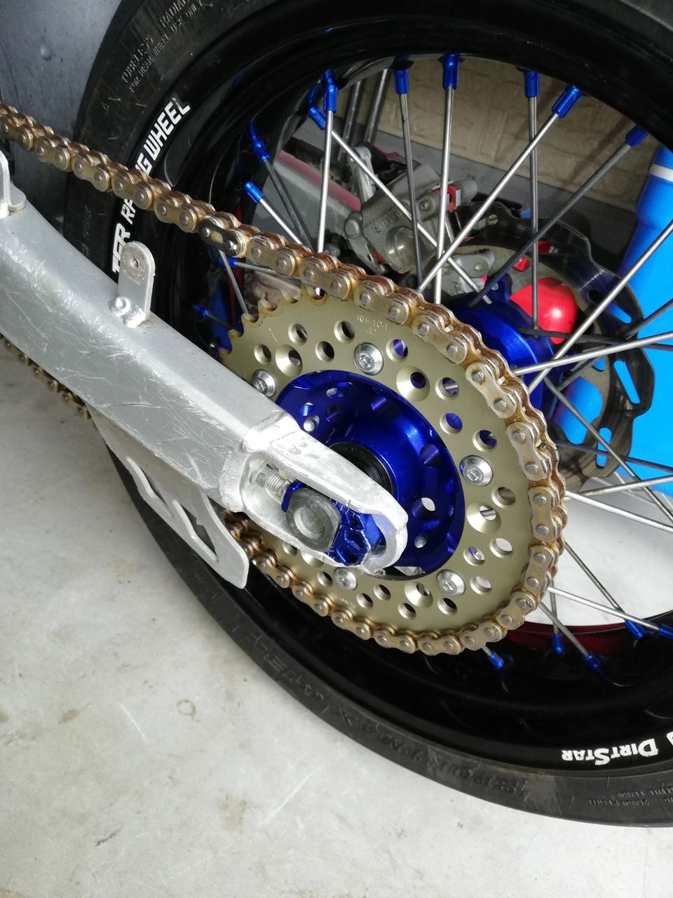 WR250R ホイールコンバート オフ⇔モタ : オフロードハンターの日記