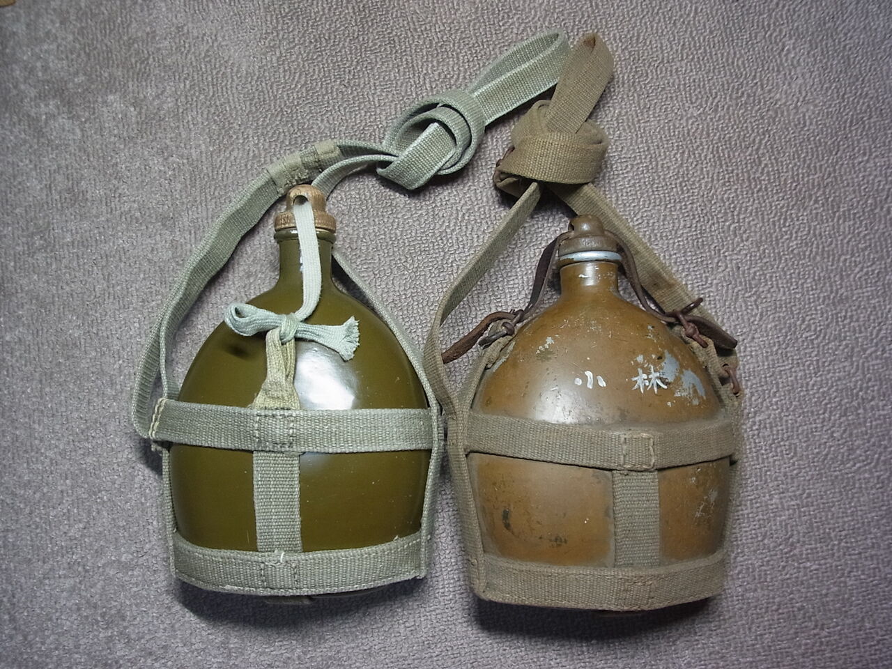 陸軍 昭五式水筒① 古物談義 ～九四式？イ号・ロ号・ハ号？、甲・乙