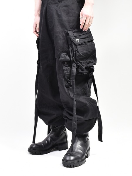 JULIUS[ユリウス] / GORDINI / 879PAM3-BK Gasmask Cargo Pants