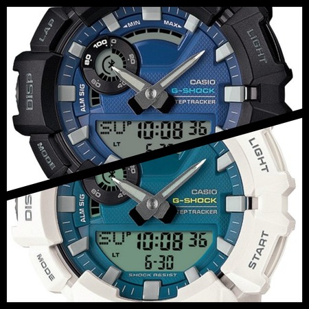 4月新作！歩数計測と立体的フェイスが特長の「GBA-900」にブルーを使っ