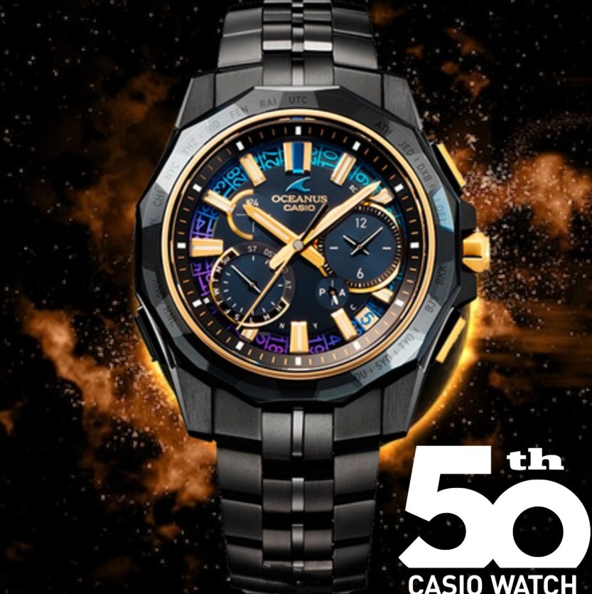 カシオウォッチ50th第2弾限定オシアナス「OCW-SG1000ZE-1AJR」は日本