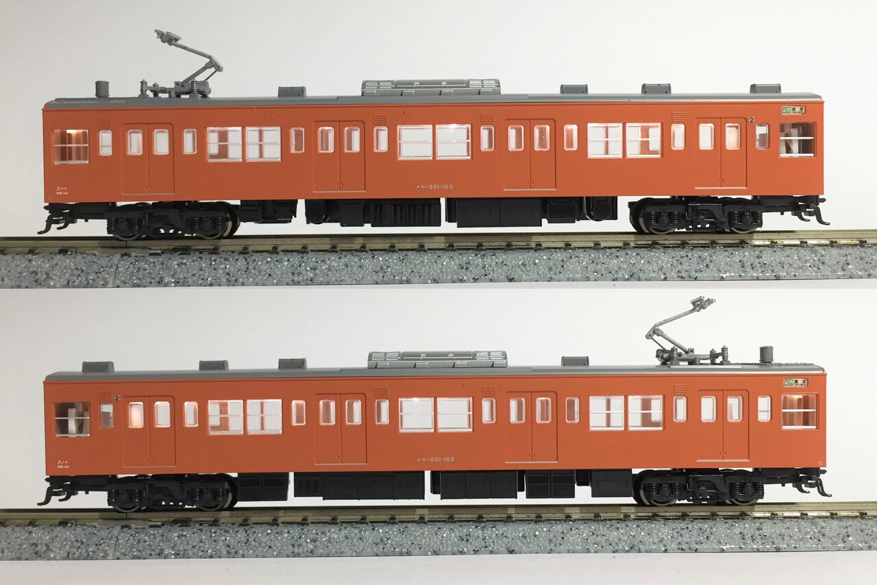 KATO 201系(中央線色) シングルアームパンタグラフ装備 : KurekouPortal