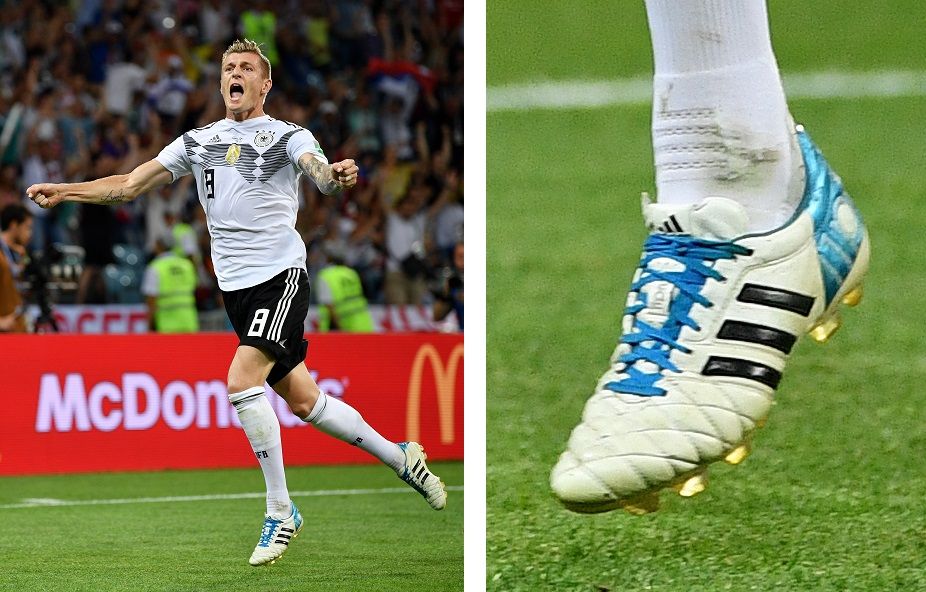 ドイツ代表 MFトニ・クロースの2018W杯着用スパイクはアディダスの