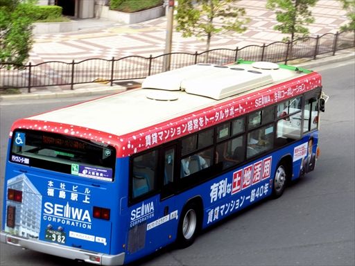 生和コーポレーション5（大阪市バス）982 : ad-car's ラッピングデス