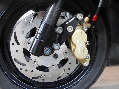 KN企画 フロントフォーク＆ディスク ブレンボ Gアクシス 足立 : 2