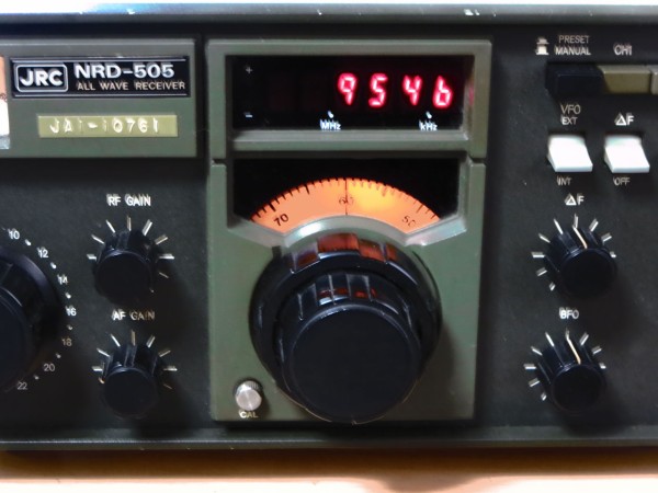 JRC NRD-505 メンテナンス : de JA1GGQ TOKYO