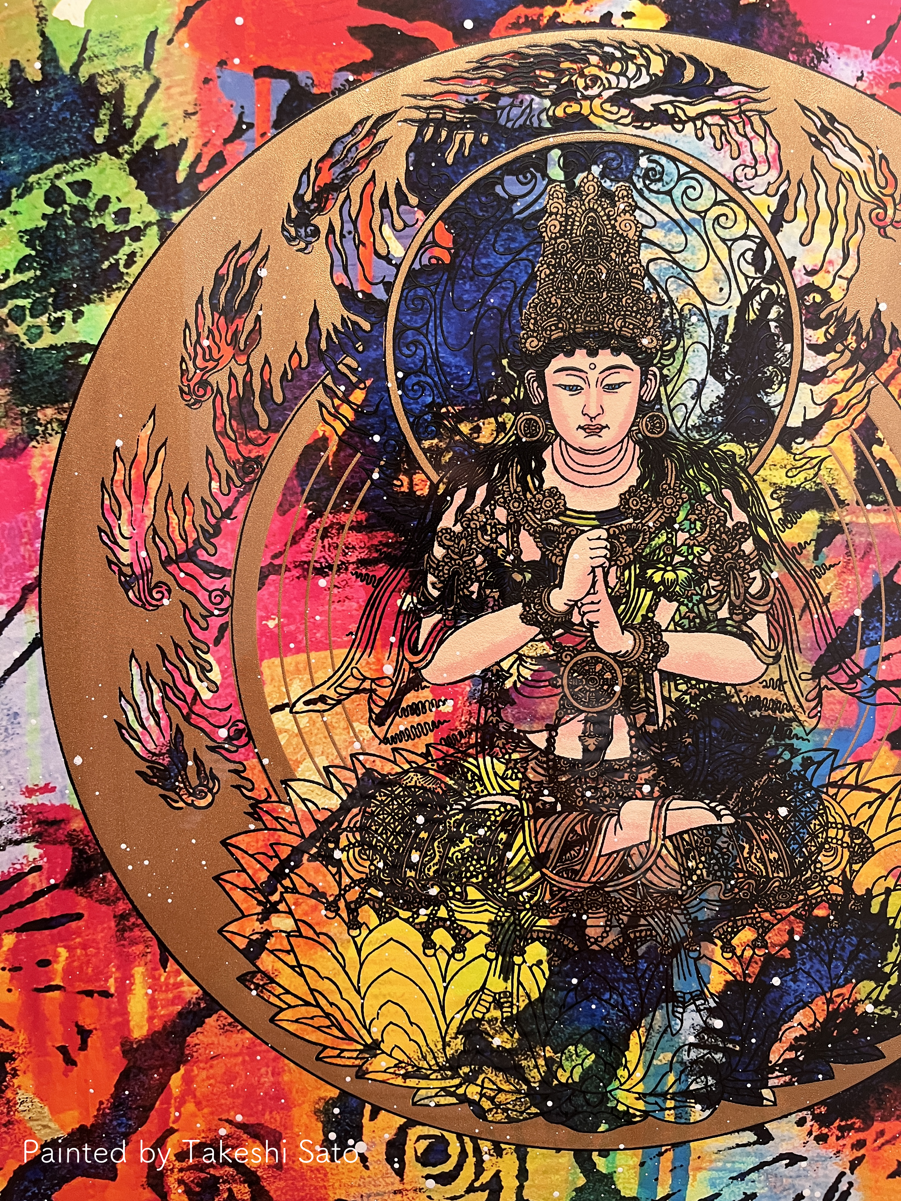 Modern Buddhist Art | LIVEPAINT act.｜LIVEPAINT act.