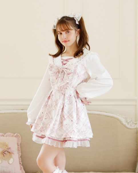 3way ファッション リズリサ y2k 姫系 姫ギャル フェアリーグランジ 花