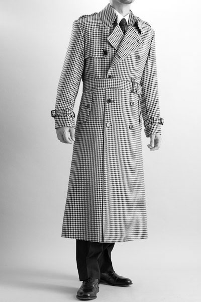 ダブルトレンチコート千鳥格子 130 【2013-14年モデル】最新モデルは