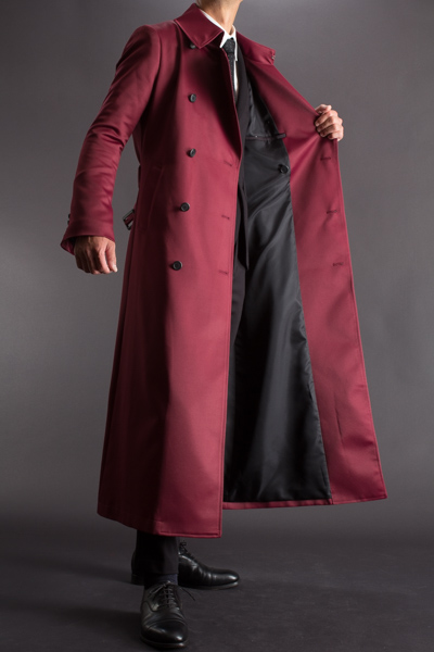 ナポレオンコート フレアモデル ワイン 135 【ロングコート・マント