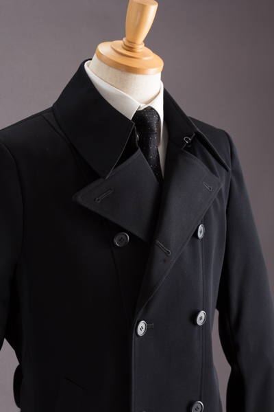 着丈の長いメンズコート販売店舗 東京｜ナポレオンコート 130【ロング