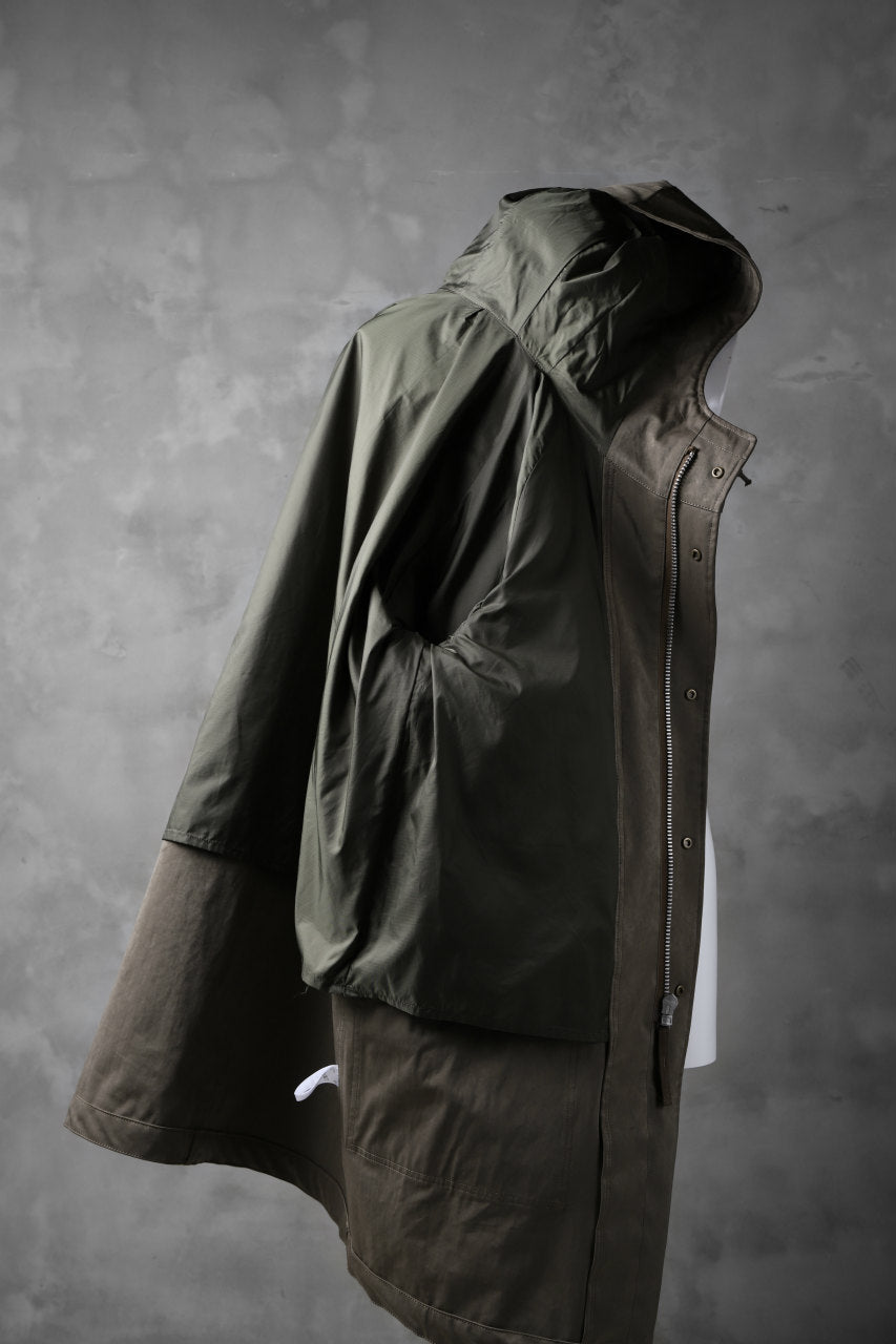 COLINA M-1948 HOOD PARKA COAT / HIGH DENSITY MILICLOTH (OLIVE)の