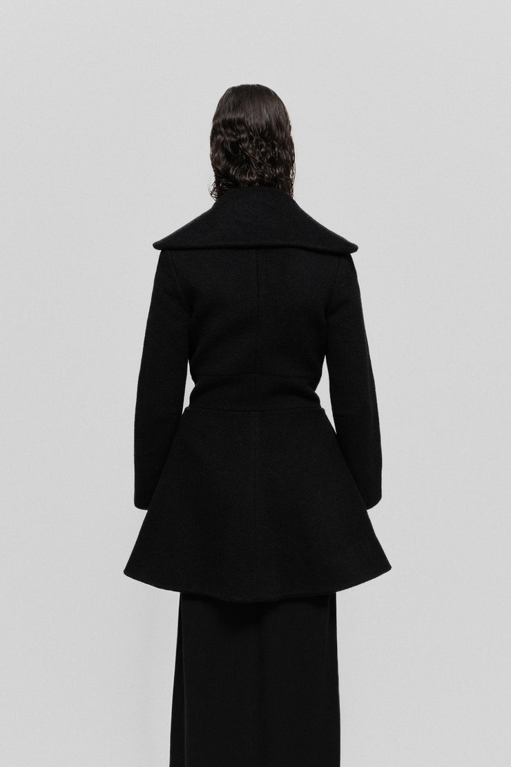 VIVIENNE WESTWOOD RED LABEL - FW08 Mohair wool coat with big