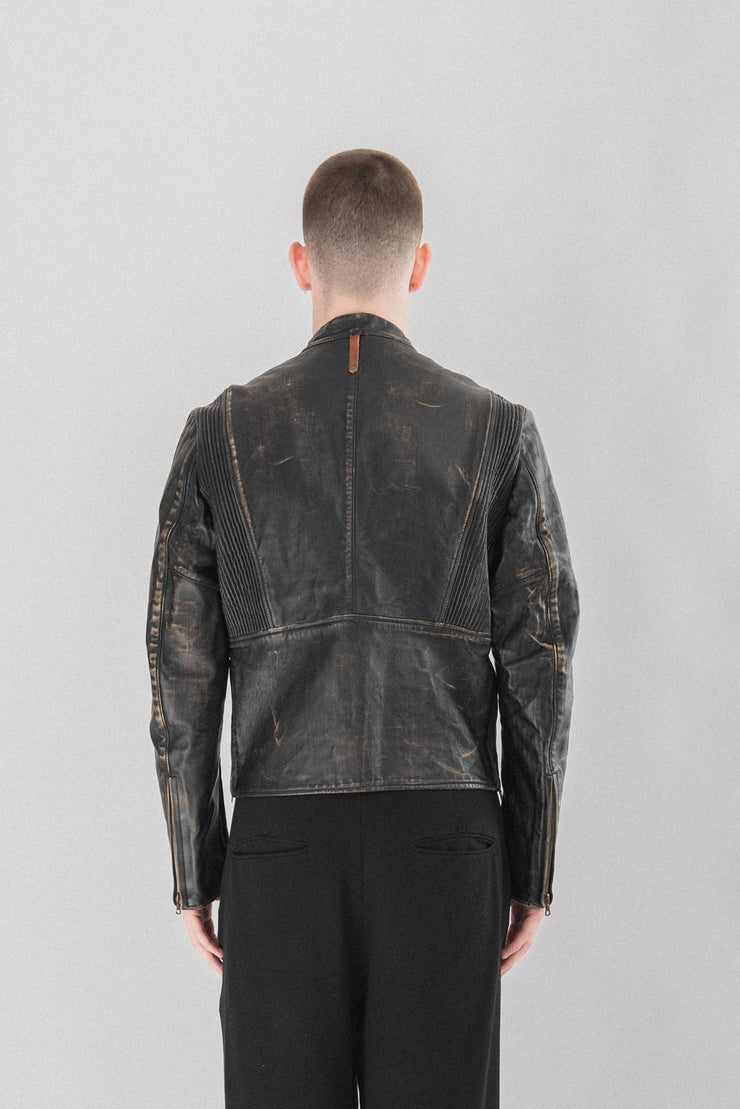 ISAAC SELLAM - Rider lamb leather jacket – L'OBSCUR