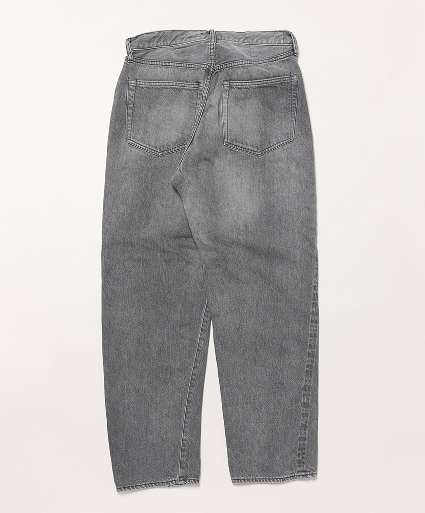 5P Zipper Front Denim Pants(28(MEN) Black Vintage Wash/ブラック