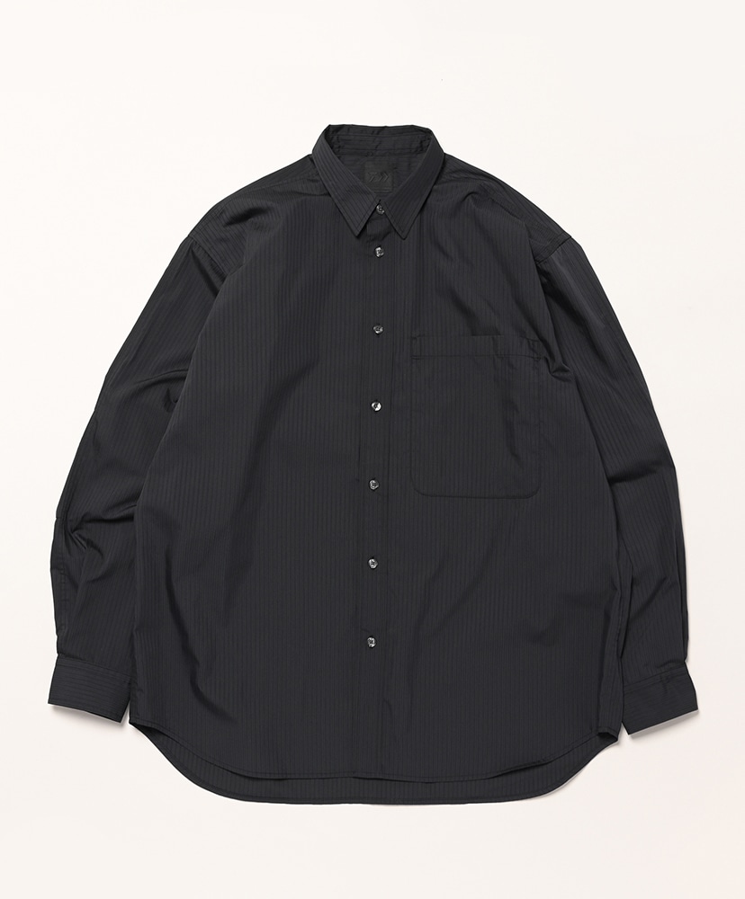 Tech Regular Stripe Shirt L/S(L(MEN) Black/ブラック): DAIWA PIER39