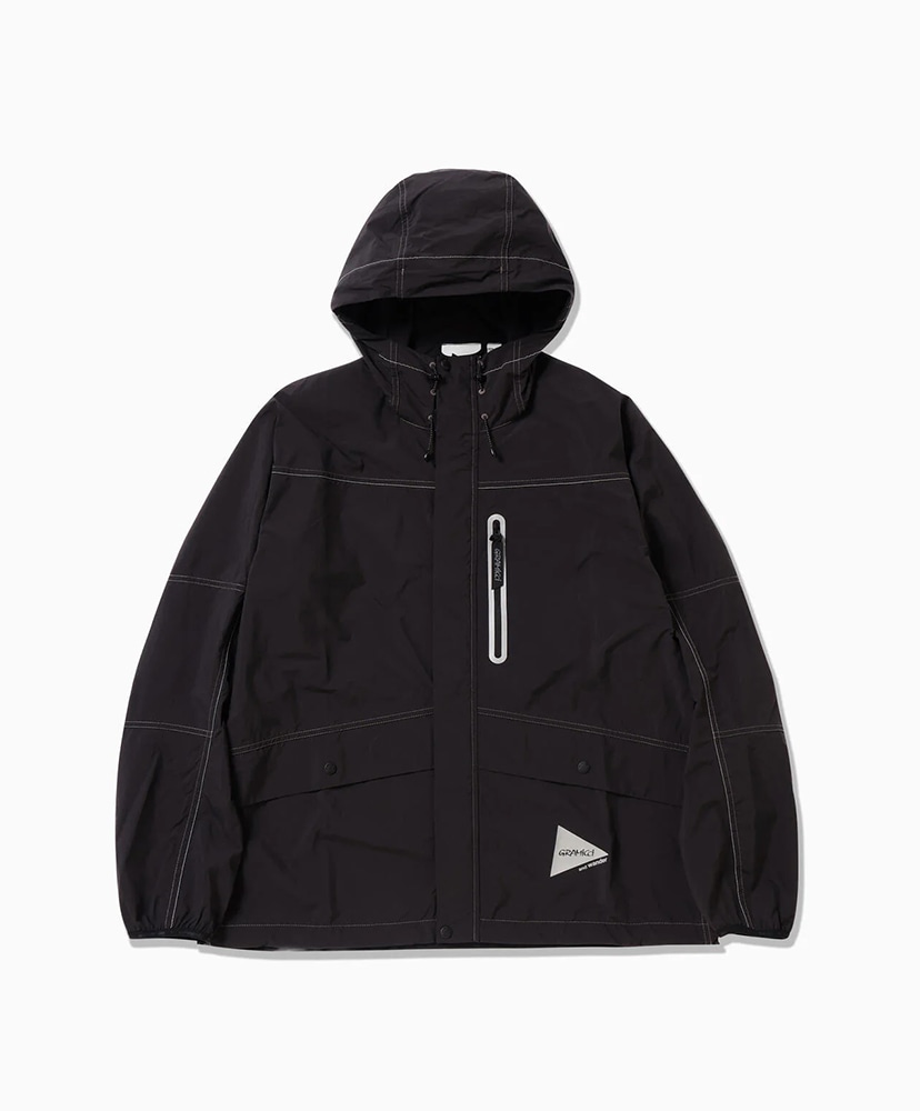 Gramicci × and wander Brushed Nylon Jacket(L(MEN) Black/ブラック