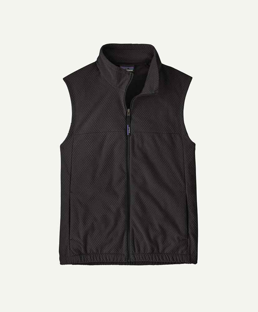 Men's Textured Fleece Vest(L(MEN) BLK/ブラック): Patagonia