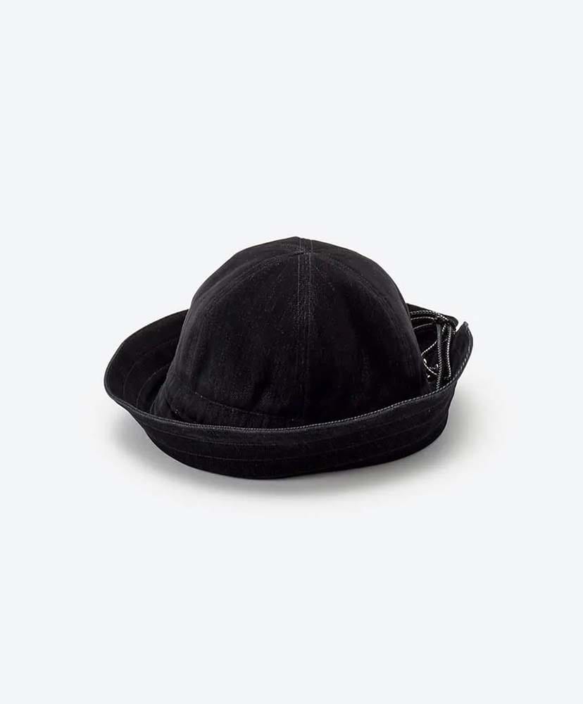 Flocky Printed Denim 2Way Sailor Hat(2(WOMEN) Black/ブラック