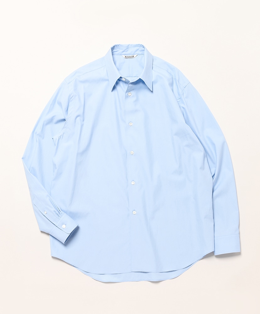 Washed Finx Twill Shirt(3(MEN) Light Blue/ライトブルー): AURALEE
