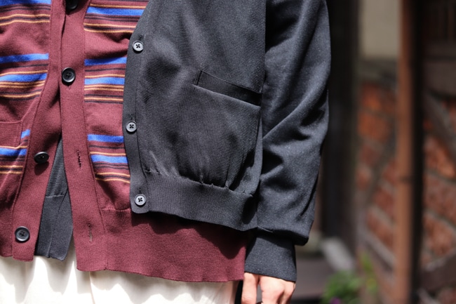 KOLOR BEACON [ カラービーコン ] 23SS ドッキング カーディガン