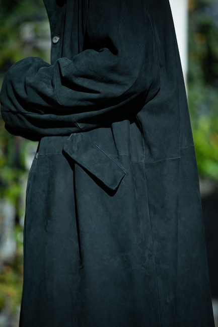 Bergfabel [ バーグファベル ] LEATHER OVERSIZE COAT