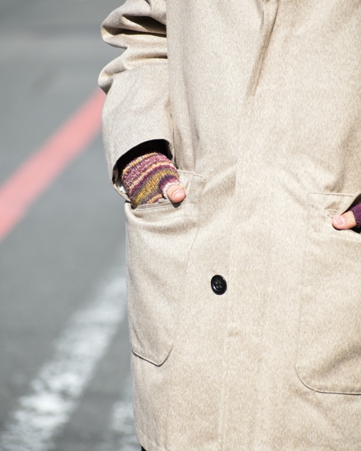 HERILL Cotton Twill Short Coat [Beige]