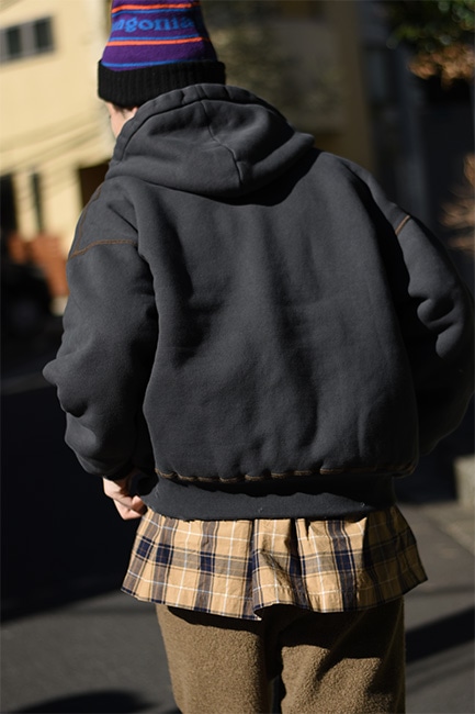 NEXUS Ⅶ./ネクサスセブン】Damaged W-Face Hoodie