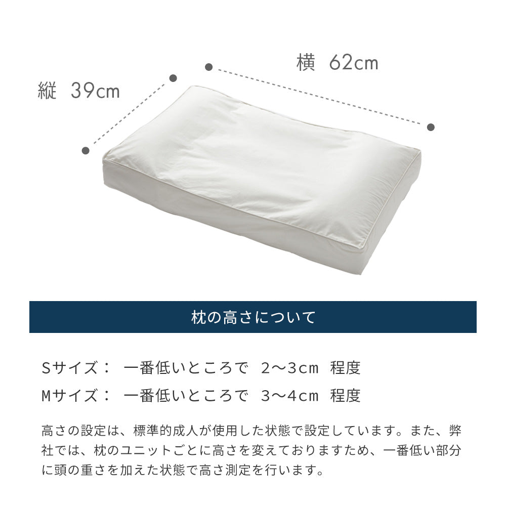 5セルピロー ホテル枕 高級 通気性 寝返り 仰向き 横向き – LOFTY - 枕