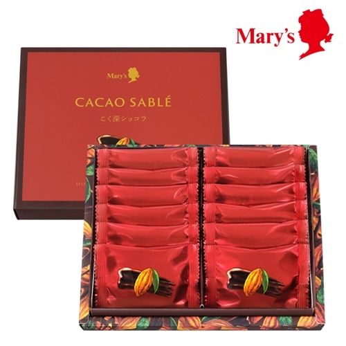 カカオサブレ こく深ショコラ 12枚入【メリーチョコレート】(12枚入