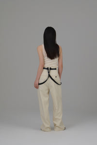 suspenders wide pants – louren store