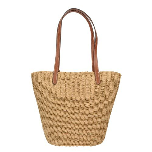 コーチ トートバッグ レディース ストロー トート ブラウン COACH