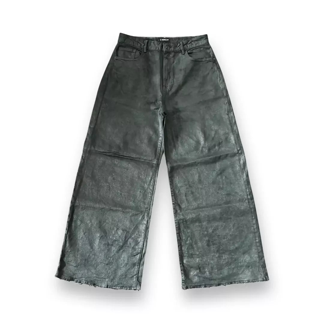 Wide-leg Wax Denim – Lowheads