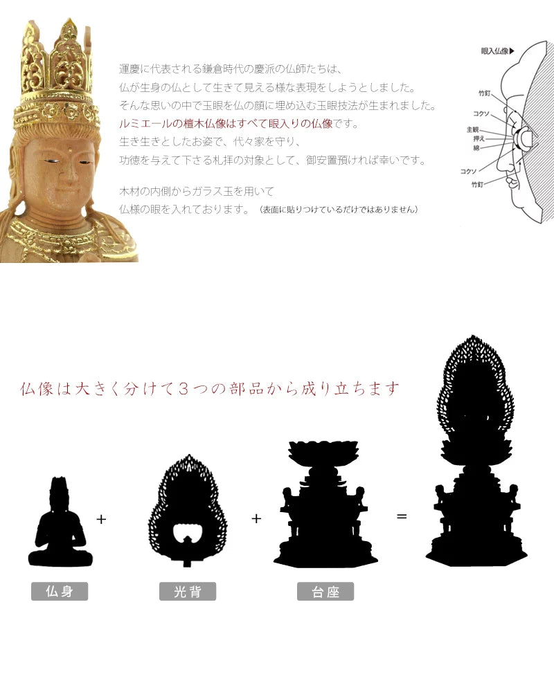 檀木仏像 六角鬼面麒麟台座 大日如来 眼入り 二重火炎光背 【真言宗