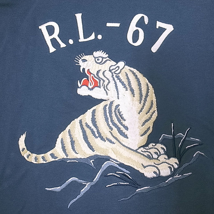 POLO RALPH LAUREN PRL-67 Tiger ポロ ステンシル・ワッペン・刺繍入り