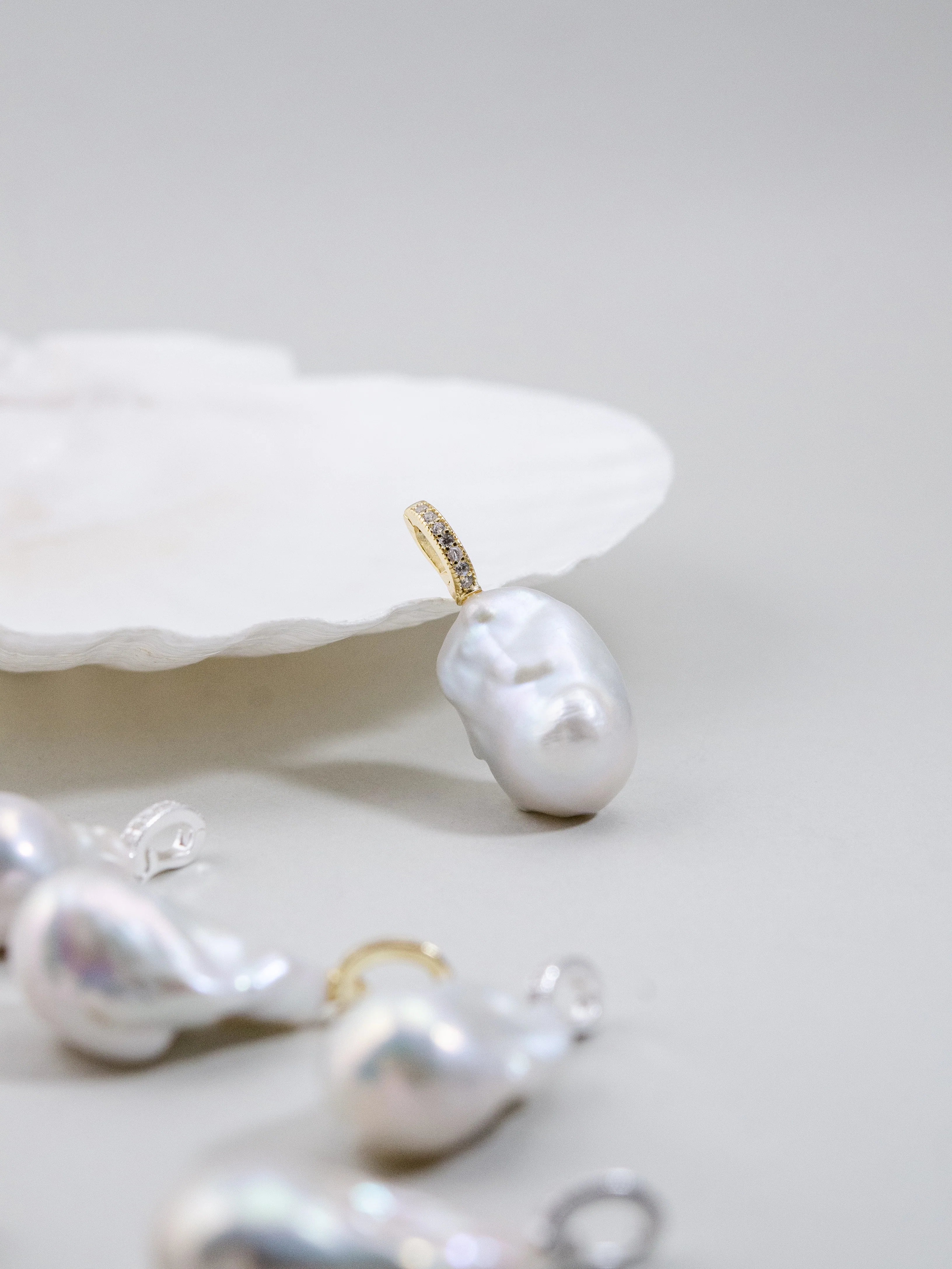 淡水バロックパール ペンダントトップ/チャーム - 【魔法のアレンジ