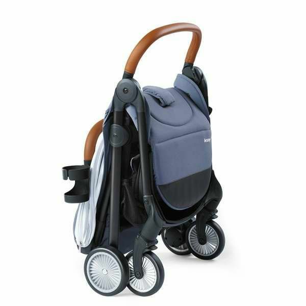 折りたたみコンパクトベビーカーbesrey ワンタッチ収納自立式AB型超