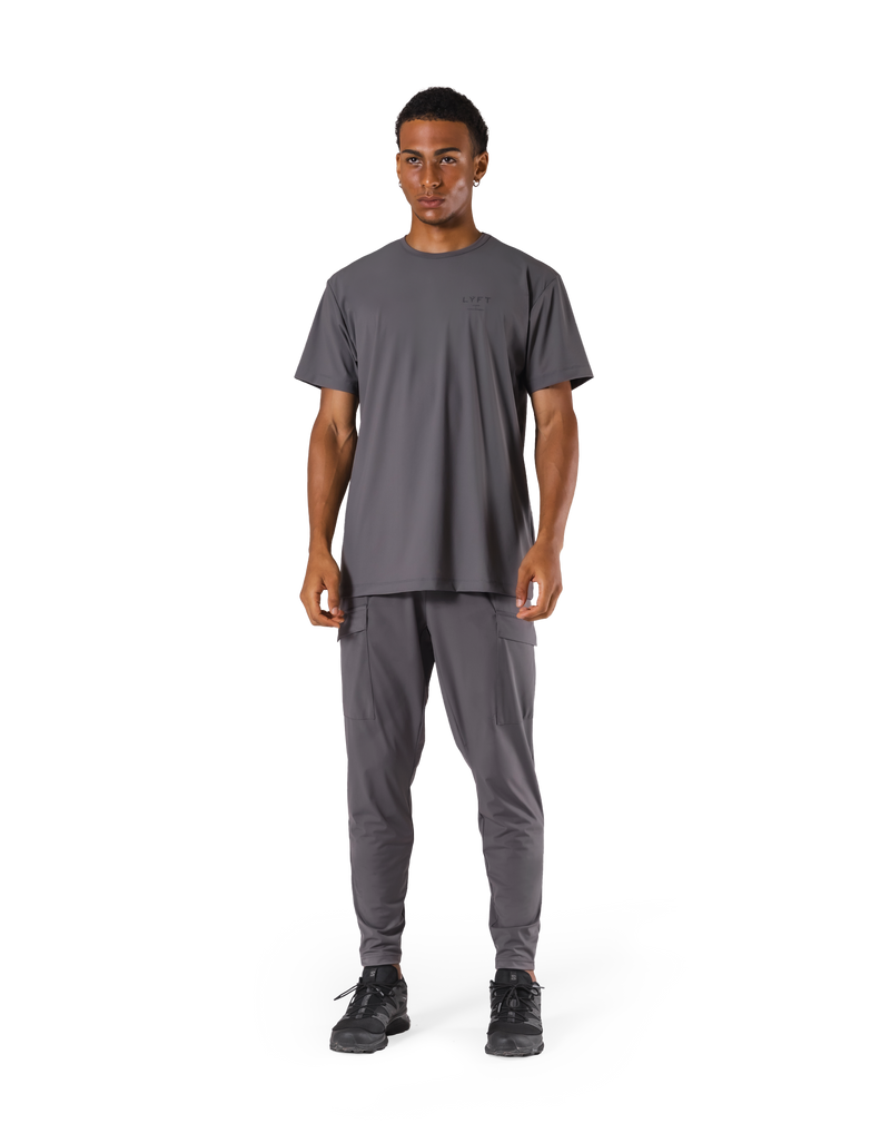 Stretch Nylon Standard T-Shirt - D.Grey – LÝFT