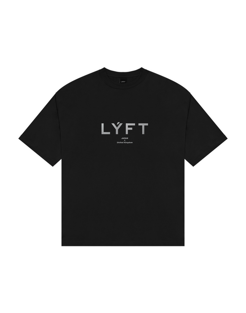 LÝFT Logo Big T-Shirt V.2 - Black