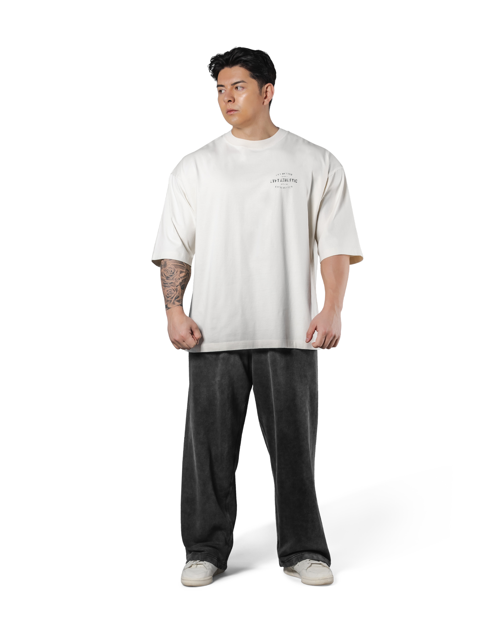 Horse Graphic Vintage Extra Big T-Shirt - Ivory – LÝFT